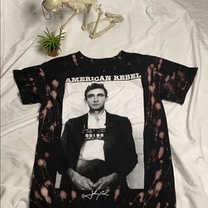 Johnny cash rebel t shirt